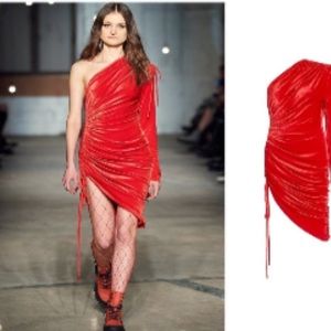 MONSE.  NWOT. one shoulder dress size 6.